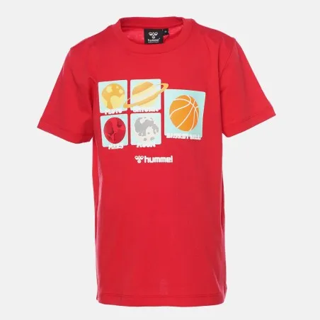 T-shirt Enfant Hmldraco S/s - Rouge - hummel