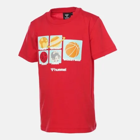 T-shirt Enfant Hmldraco S/s - Rouge - hummel