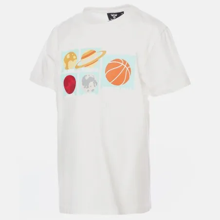 T-shirt Enfant Hmldraco S/s - Blanc - hummel