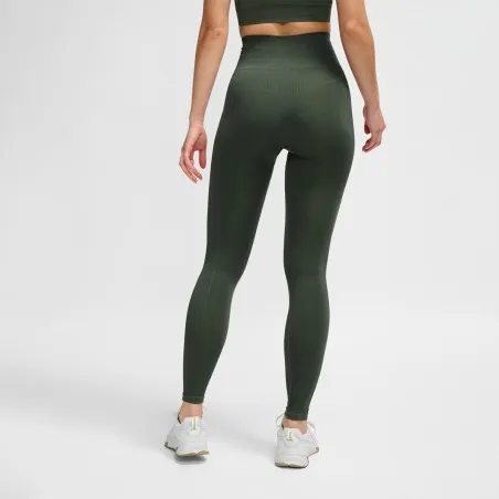 Legging Femme Hmltif Seamless - Vert - hummel