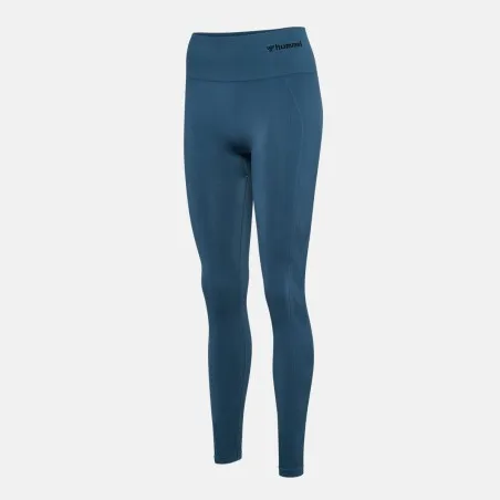 legging Femme Hmltif Seamless - Bleu - hummel
