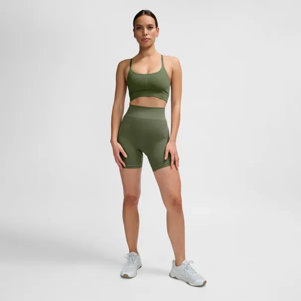 Short Mt Define Seaml Scrunch - Vert - hummel