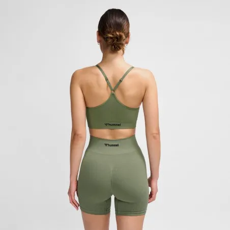 Short Mt Define Seaml Scrunch - Vert - hummel