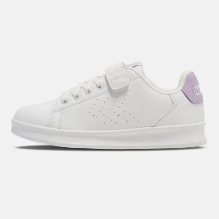 Chaussures Enfant Busan Jr - Blanc/Violet - hummel
