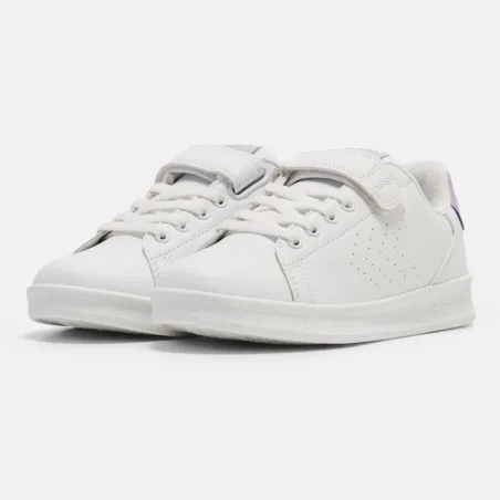 Chaussures Enfant Busan Jr - Blanc/Violet - hummel
