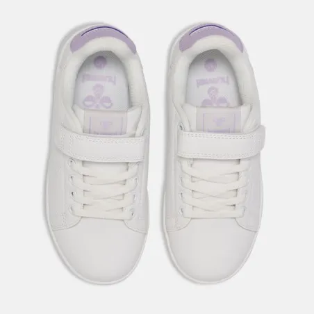 Chaussures Enfant Busan Jr - Blanc/Violet - hummel