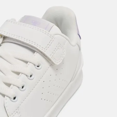 Chaussures Enfant Busan Jr - Blanc/Violet - hummel