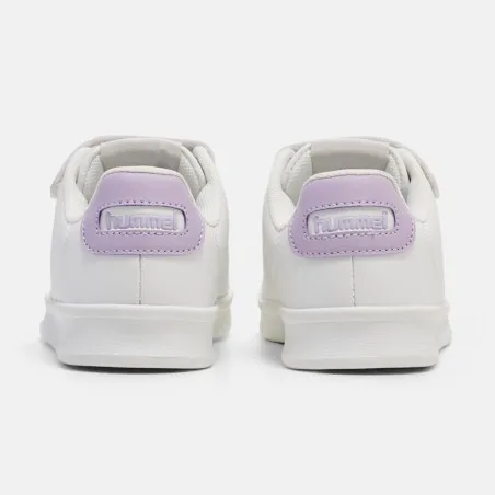 Chaussures Enfant Busan Jr - Blanc/Violet - hummel