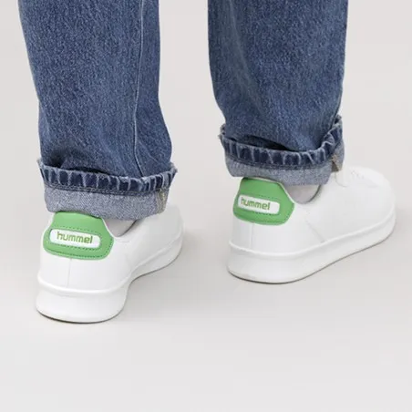 Chaussures enfant Busan - Blanc/Vert - hummel