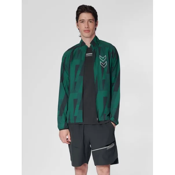 Veste Hmlcourt Aop Rain Forest - hummel