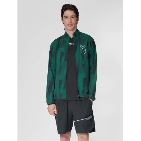 Veste Hmlcourt Aop Rain Forest - hummel