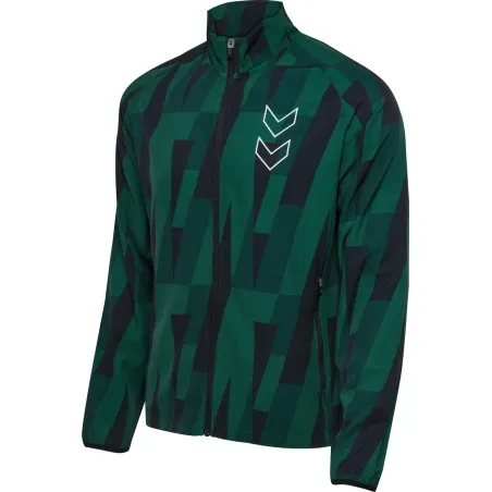 Veste Hmlcourt Aop Rain Forest - hummel