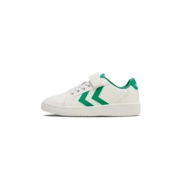 Chaussures enfants Derby Court Jr  Blanc-Vert - hummel
