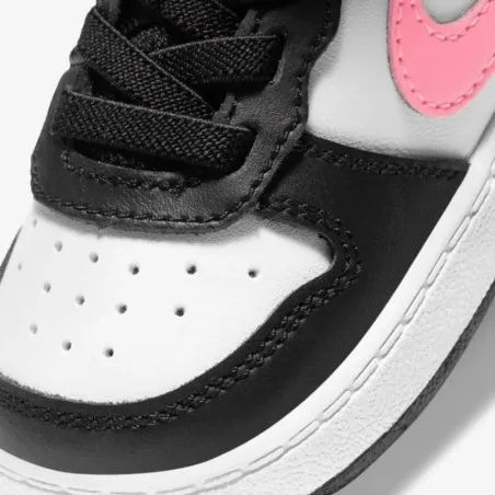 Basket Casual Enfant NIKE CD7784-005 Noir Rose Blanc - NIKE