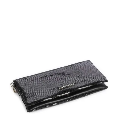 Just Pochette Soiree Rectangulaire Paillette Noir - JUST CAVALLI