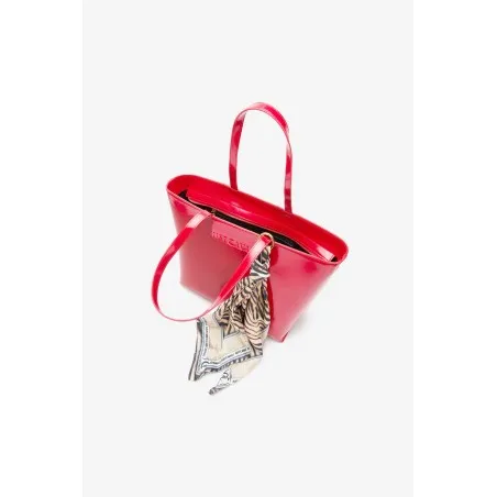 Just Sac Gm Vernis Avec Foulard Rouge - JUST CAVALLI