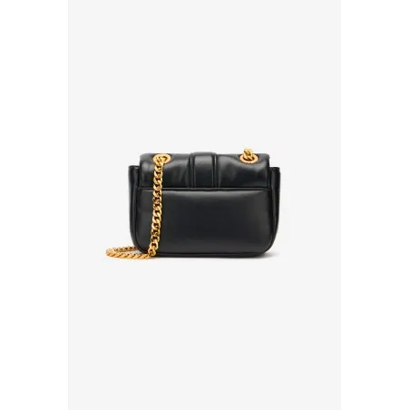 Just Sac Nylon Pm Carre Fermeture Snake Noir - JUST CAVALLI