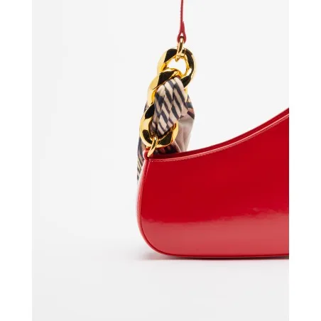 Just Sac Pm Foulard Demi Lune Rouge - JUST CAVALLI