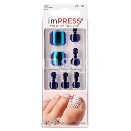 Kiss Faux Ongle Pied Impress Bipt021x - RK-BY KISS
