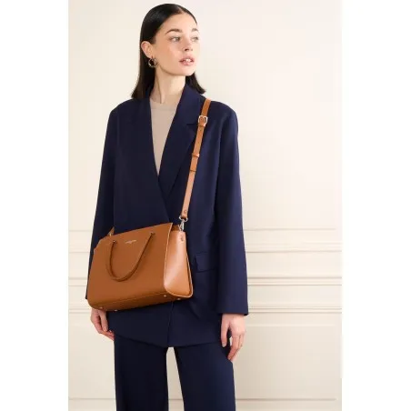 Lancaster Sac A Main Zippe M Camel - LANCASTER