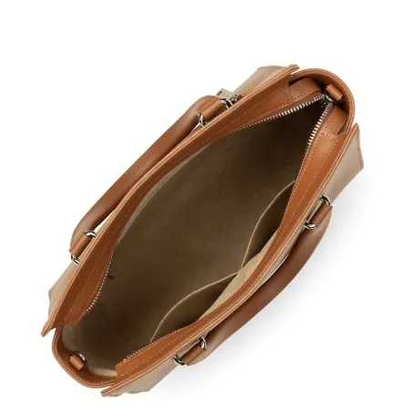 Lancaster Sac A Main Zippe M Camel - LANCASTER