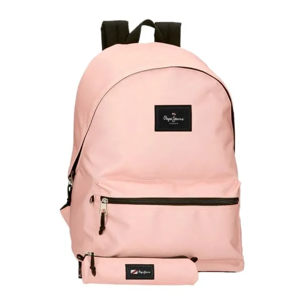 Pepe Jeans Sac A Dos Rose Clair+ Trousse 63292a1 - PEPE JEANS