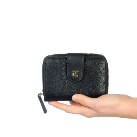 Ted Lapidus Porte Feuille Monnaie Jara Col N-J-Sil-Bl - TED LAPIDUS