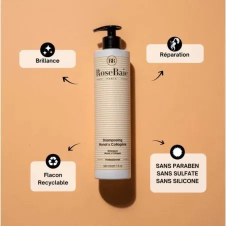 ROSE BAIE SHAMPOOING MONOI COLLAGENE 500ML - ROSE BAIE