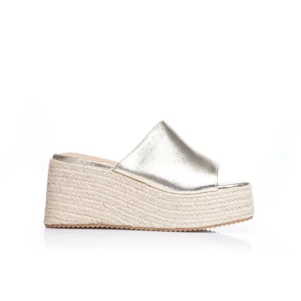 Sabot compensé halfa doré E26-F70 - Seaside