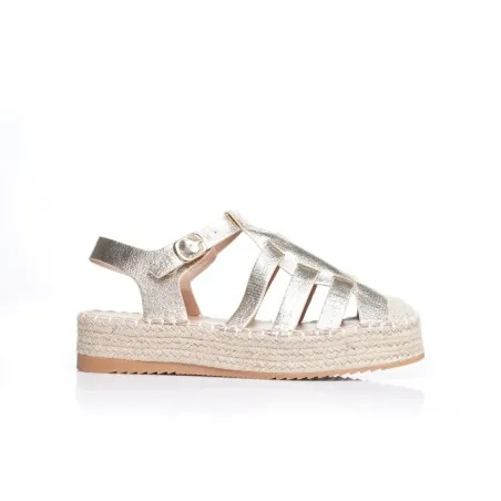 Sandale halfa dorée femme confortable E26-F869 - Seaside