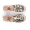 Sandale halfa dorée femme confortable E26-F869 - Seaside