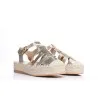 Sandale halfa dorée femme confortable E26-F869 - Seaside