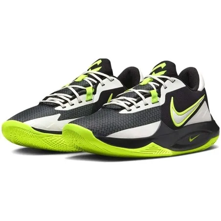 Nike Homme – CHAUSSURES DE BASKET-BALL NIKE PRECISION VI – NOIR / VOLT - NIKE