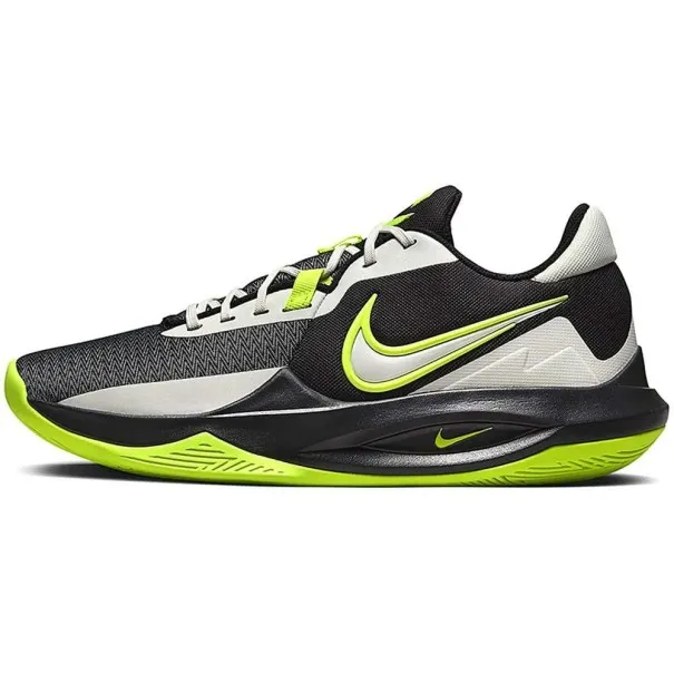 Nike Homme – CHAUSSURES DE BASKET-BALL NIKE PRECISION VI – NOIR / VOLT - NIKE