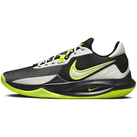 Nike Homme – CHAUSSURES DE BASKET-BALL NIKE PRECISION VI – NOIR / VOLT - NIKE