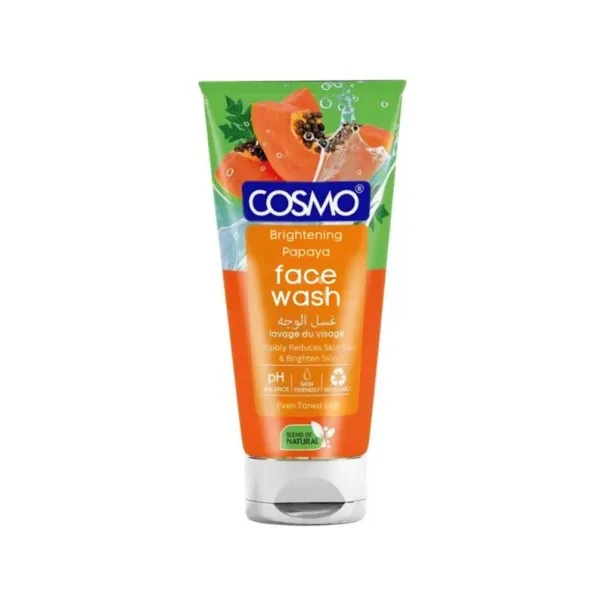 COSMO - Gel Nettoyant Hydratant Visage 150Ml Brightening Papaya - COSMO