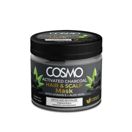 COSMO - Masque Capillaire Et Cuir Chevelu Au Charbon Actif 325G - COSMO