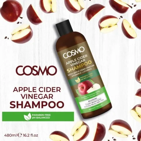 COSMO - Shampoing Au Vinaigre De Cidre 480Ml - COSMO