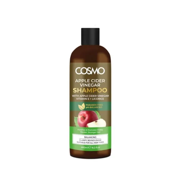 COSMO - Shampoing Au Vinaigre De Cidre 480Ml - COSMO