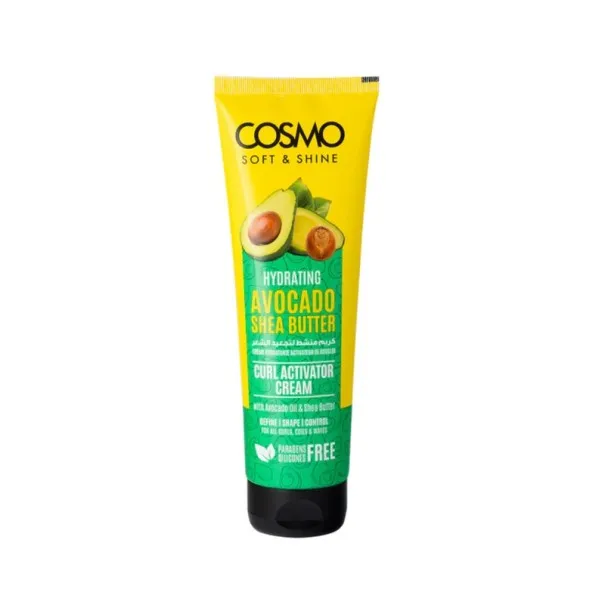 COSMO - Soft & Shine Crème Activatrice De Boucles Avocado Shea Butter 250Ml - COSMO