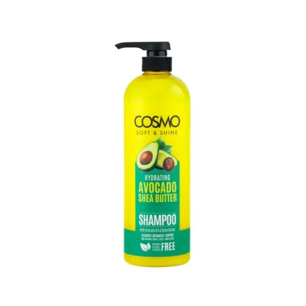 COSMO - Soft & Shine Shampoing À L’Huile D’Avocat Et Beurre De Karité 480 Ml - COSMO