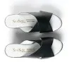 Sabot Cuir croisées compensées - Seaside