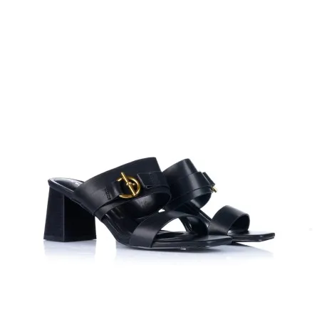 Mules Femmes Seaside Sabot demi talon avec accessoires E26-F602 - Seaside