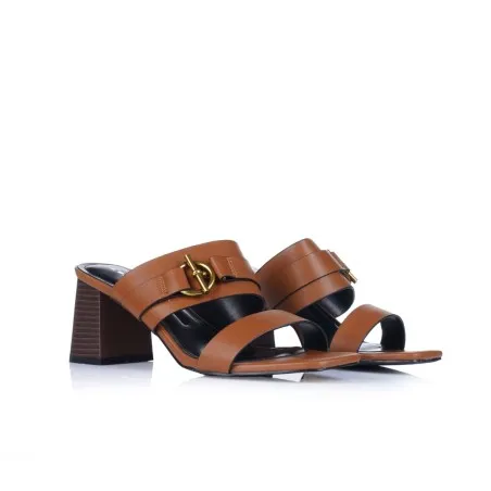 Mules Femmes Seaside Sabot demi talon avec accessoires E26-F602 - Seaside