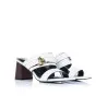 Mules Femmes Seaside Sabot demi talon avec accessoires E26-F602 - Seaside