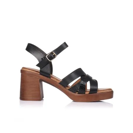 Sandales bicouleur demi talon - Seaside