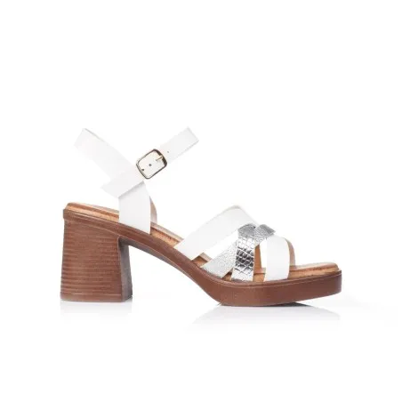 Sandales bicouleur demi talon - Seaside