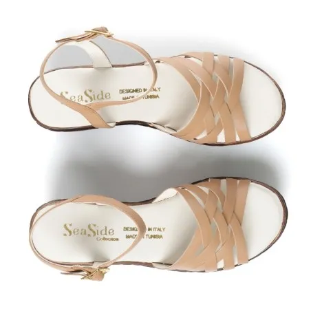 Sandales compensées Cuir - Seaside