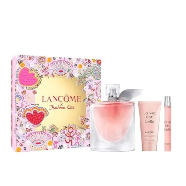 Coffret parfum femme LANCOME  LA VIE EST BELLE EDP 100 ML + EDP 10 ML + BODY LOTION 50 ML - LANCOME