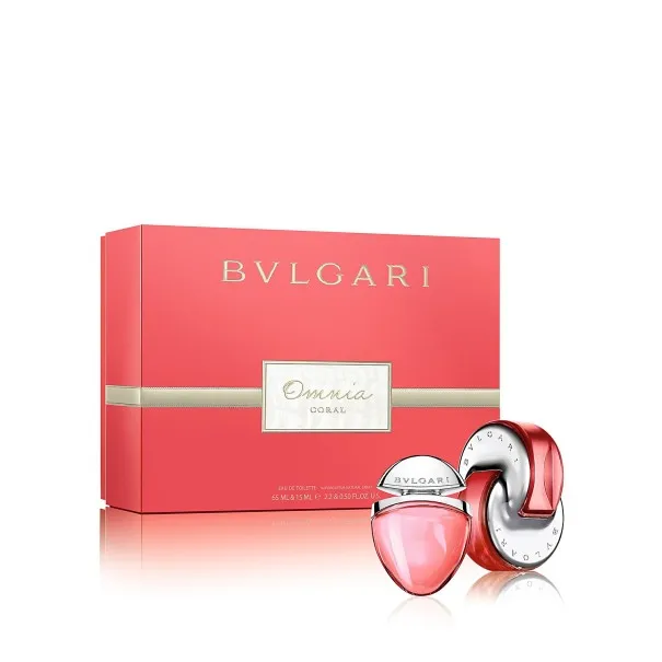 BVLGARI OMNIA CORAL 60 ml Coffret : 65 ml EDT SP + 450 ml ML EDT SP - BVLGARI